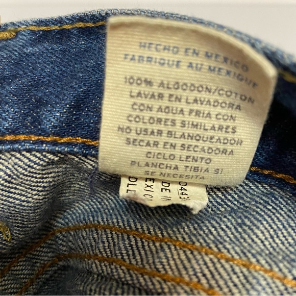 John B Stetson Womens Western Dark Denim Extra Long Straight Leg Jeans EUCSize 2 - Picture 5 of 12